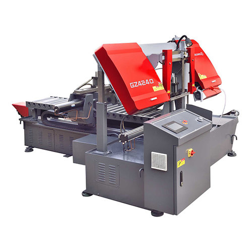 自動(dòng)型雙柱臥式金屬帶鋸床 GZ4240 伺服1.5米加長型